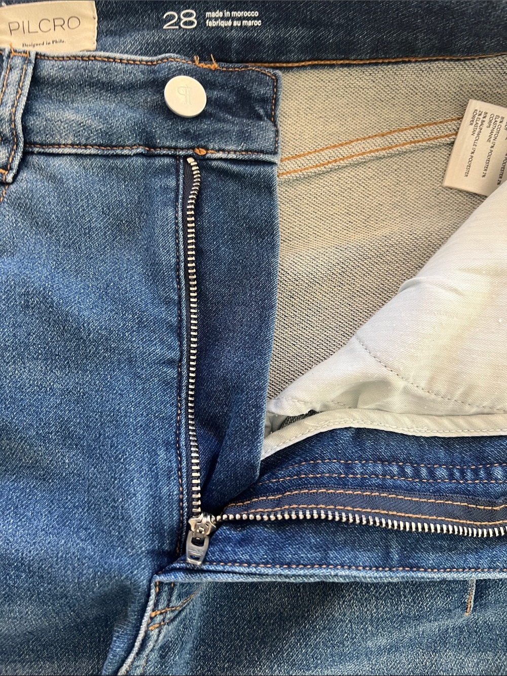 Anthropologie- Pilcro Kenna Mid-Rise Heritage Barrel Jeans- size 28 - Picture 8 of 12